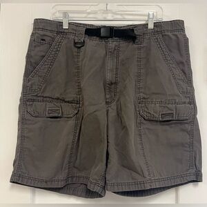 Wrangler Men's Cargo Shorts Dark Gray 100% Cotton Comfortable & Durable Size 40